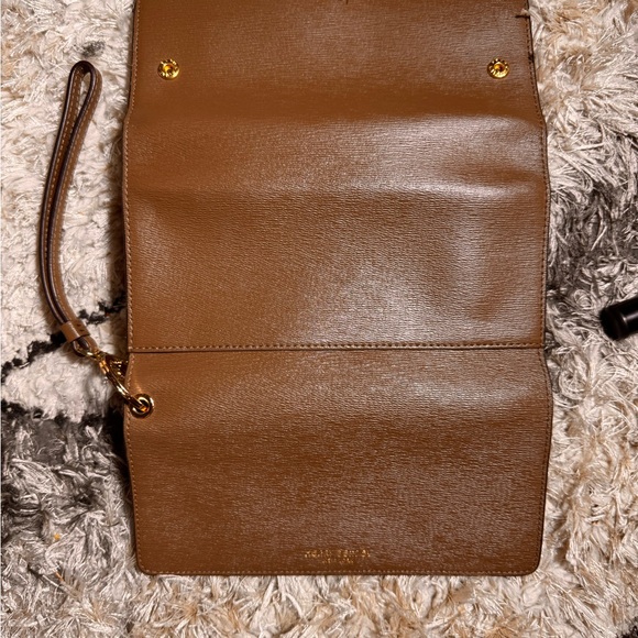 Henri Bendel Up Town Out and about Wristlet Wallet Taupe - Picture 3 of 4